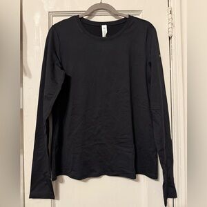 ALO Yoga Black Crew Neck Top